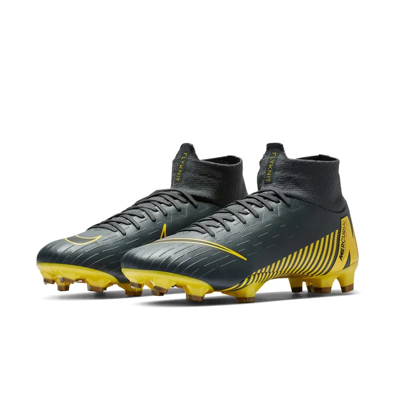 Nike Mercurial Superfly 6 Pro FG Grey Opti Yellow (AH7368-070)