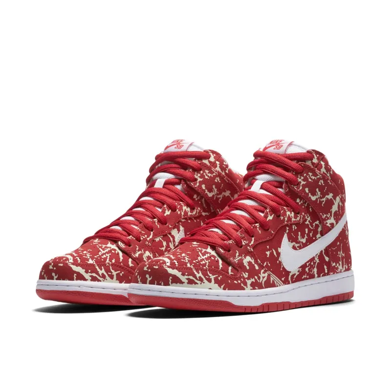 Nike Dunk SB High Raw Meat Challenge Red/Challenge Red/White (313171-616)
