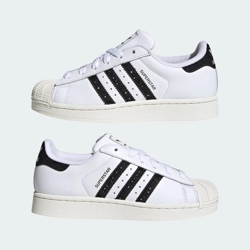 Adidas SUPERSTAR II Shoes Cloud White / Core Black / Off White (HQ2285)
