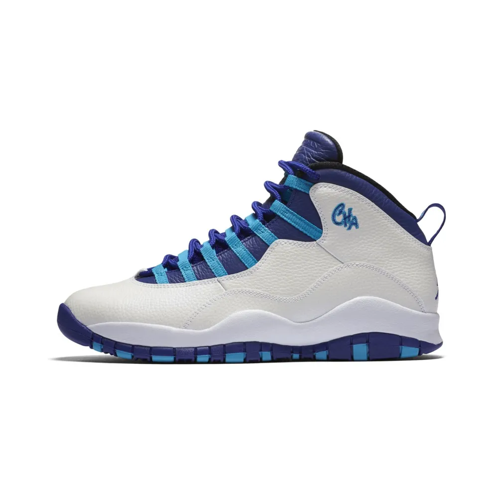 Jordan 10 Retro Charlotte (2016) White/Concord-Blue Lagoon-Black (310805-107)