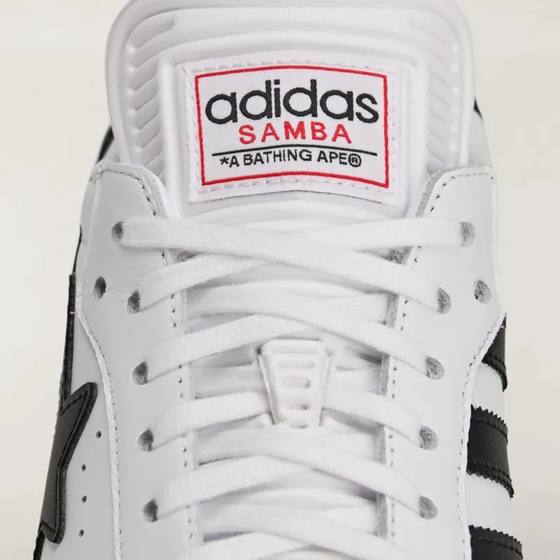 Adidas Samba “Bape – White Black” (JR9245)