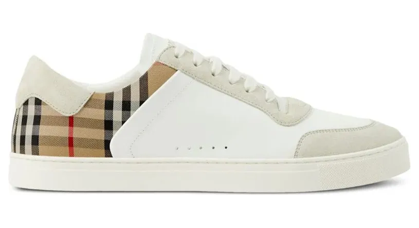Burberry Vintage Check Panelled White Archvie Beige (8069089)