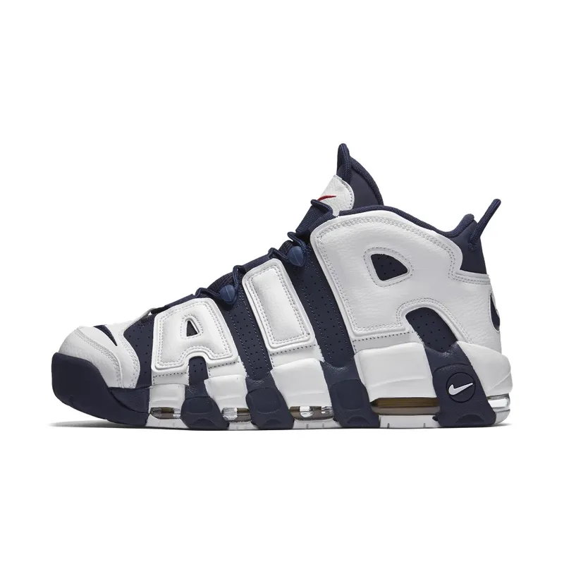 Nike Air More Uptempo Olympic (2020) White/Metallic Gold-University Red-Midnight Navy (414962-104)