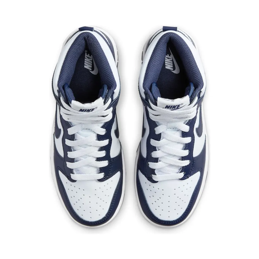 Nike Dunk High Football Grey Midnight Navy (GS) – “Football Grey / White / Midnight Navy” (DB2179-008)