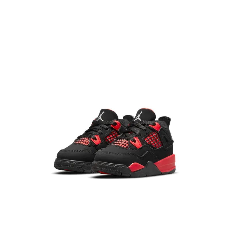 Air Jordan 4 Retro Red Thunder (TD) – “Black / Multi-color-multi-color-crimson” (BQ7670-016)