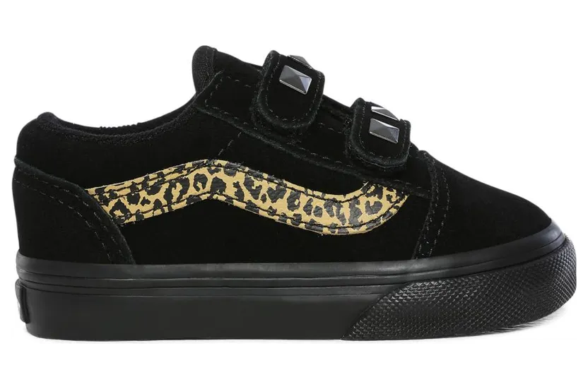 VANS Suede Stud Old Skool V Peuterschoen (Zwart)