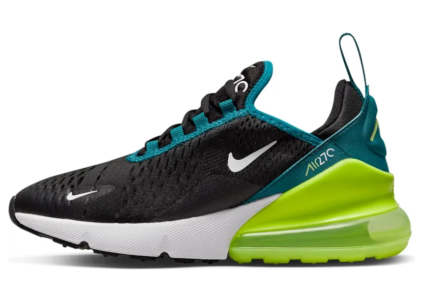 Nike Air Max 270 Black Bright Spruce Barely Volt (943345-026)