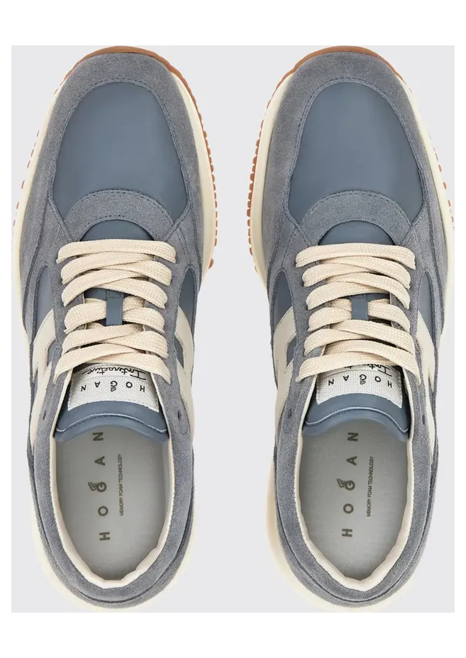 Hogan Interactive Suede Sneakers Blue (HXW7130GC60UHC0RVL) (3)