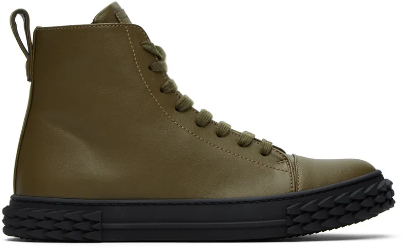 Giuseppe Zanotti Khaki Blabber Sneakers (RU20028-93152)