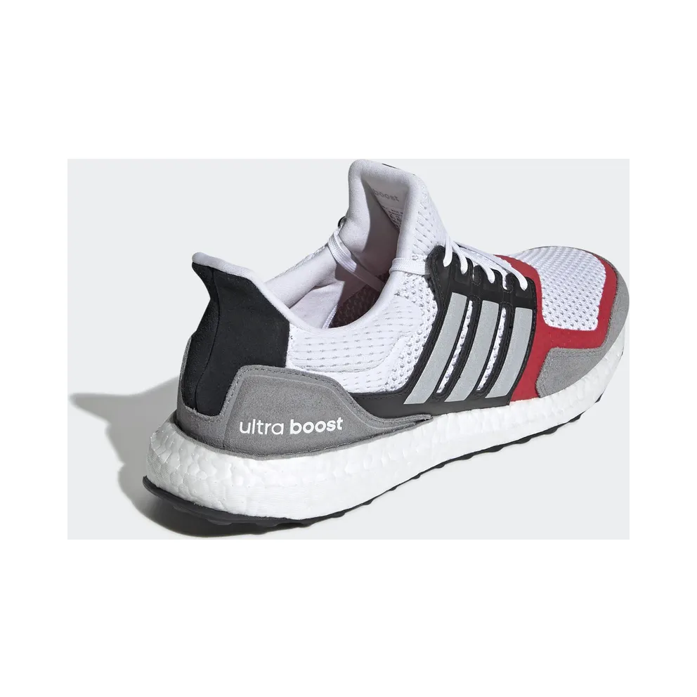 adidas Ultra Boost S&L White Grey Scarlet Cloud White/Grey Two/Scarlet (EF2027)