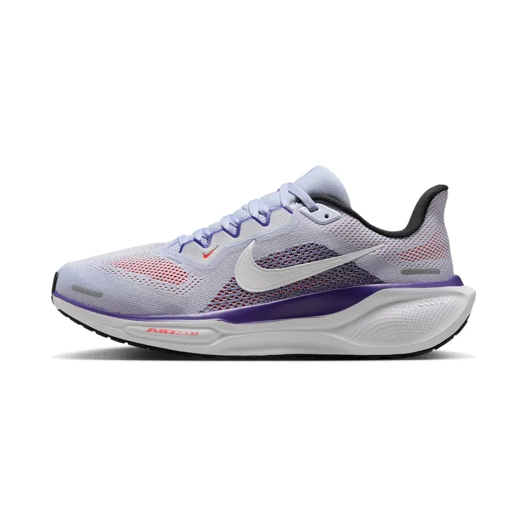 Nike Pegasus 41 Wmns Grey “Ghost / Court Purple / Bright Crimson / White” (FD2723-013)