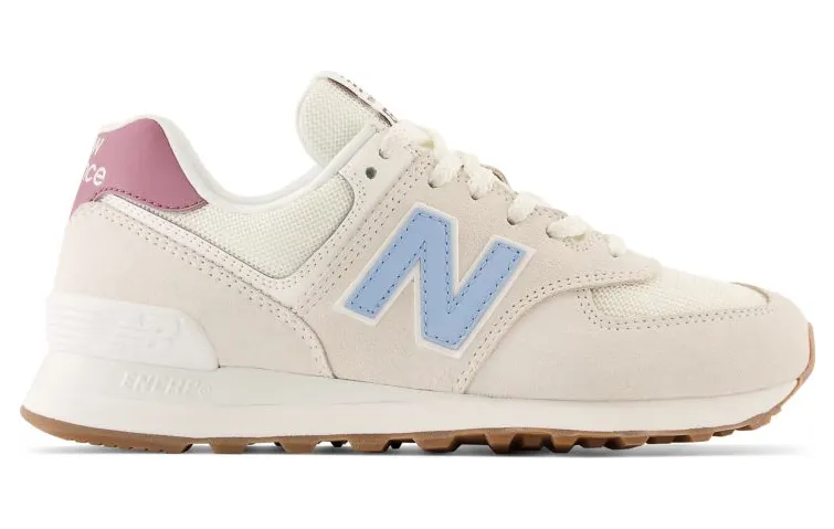 New Balance 574 Beige Baby Pink Ecru Blue (WL574RD)