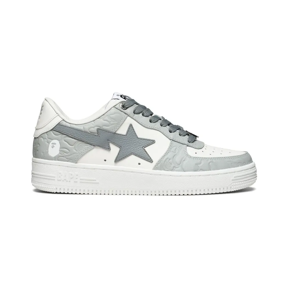A Bathing Ape Bape Sta #4 Linecamo White Grey (1K30-191-304-GRA)