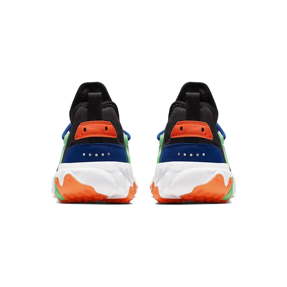 Nike React Presto Black Green Nebula (GS) Black/Deep Royal Blue/Team Orange (BQ4002-006)