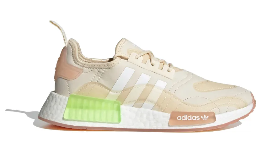 adidas NMD R1 Wonder White Signal Green (W) (GZ9281)
