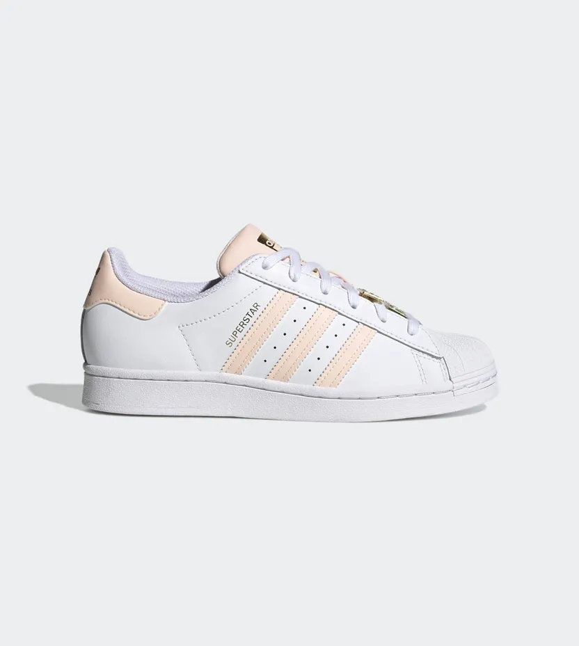 adidas Superstar Cloud White / Pink Tint / Matte Gold (H03910)