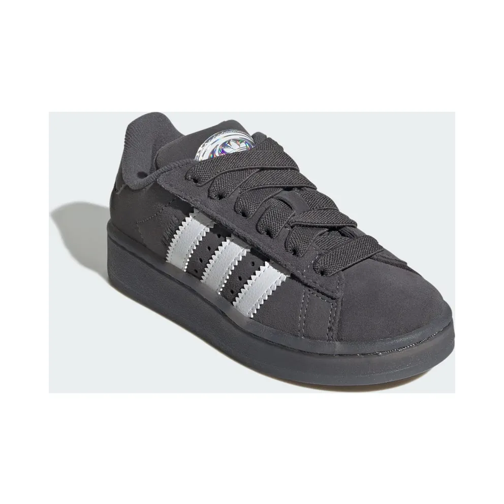 Adidas Campus 00s Led Lights Comfort Closure Elastic Lace Kids Grey Five / Cloud White / Grey Two (JS1281)