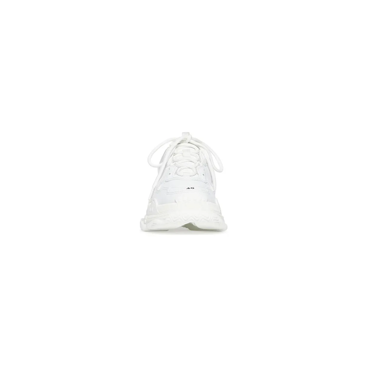 Balenciaga Triple S Synthetic Leather Triple White (W) (524039W2FA59000) (3)