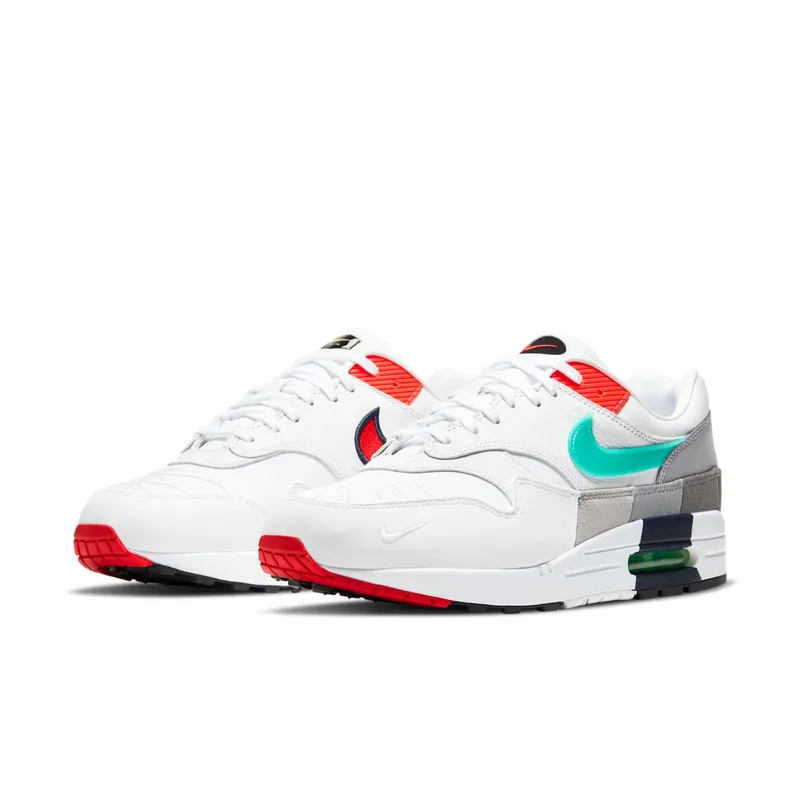 Nike Air Max 1 Evolution Of Icons – “White / Wolf Grey / University Red” (CW6541-100)