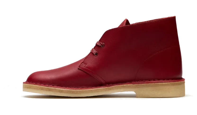 Clarks DESERT BOOT “Dark Red Leather” (26182825)