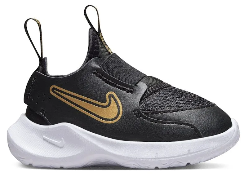 Nike Flex Runner 3 Black White Metallic Gold (FN1478-006)