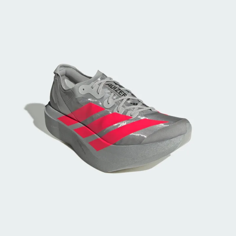 Adidas Adizero Adios Pro Evo 2 Silver Metallic / Lucid Red / Grey Two (JR7259)