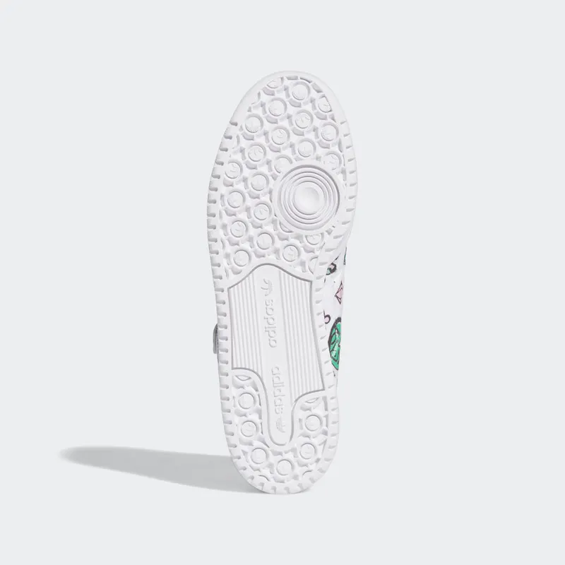 Adidas Jeremy Scott Forum 84 Low Mono Cloud White / Cloud White / Core Black (GX9668)