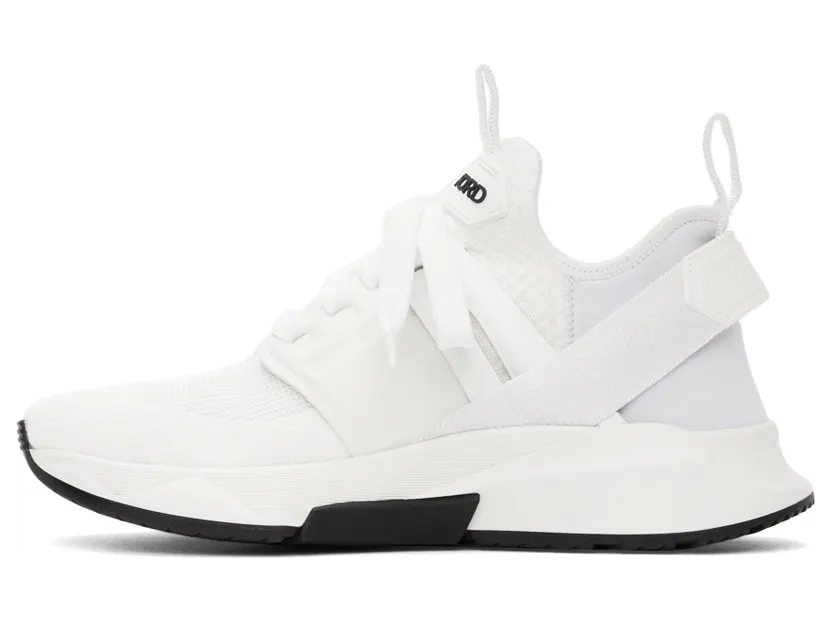 TOM FORD White Jago Sneakers (W2818N-TOF004) (3)