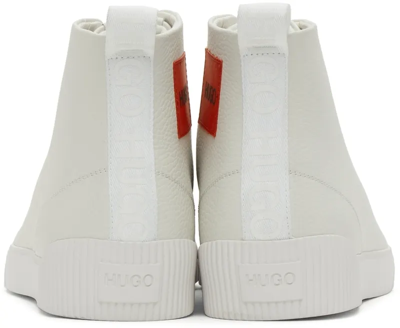 Hugo Black Leather Zero Hito Sneakers (50459320)