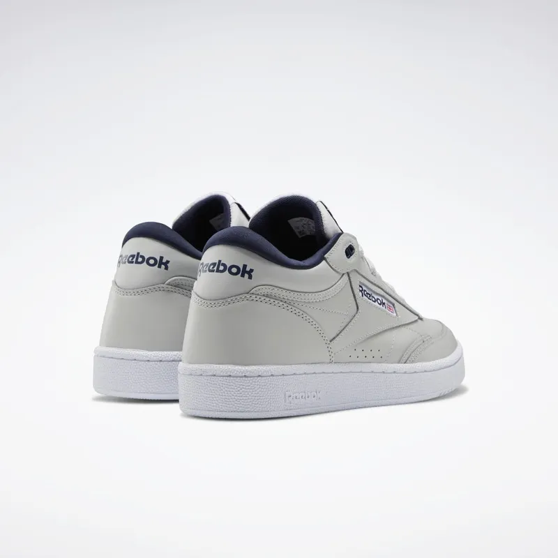 Adidas Club C Mid II Pure Grey 2 / Vector Navy / Cloud White (H69124)