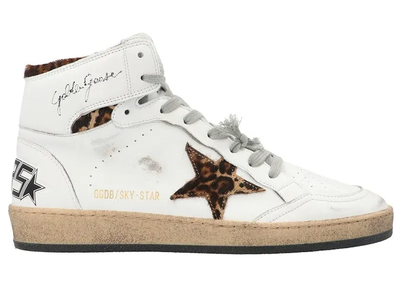 Golden Goose Sky-Star White Leopard (GWF00230-F002193-10805)
