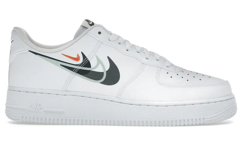 Nike Air Force 1 Low ’07 Multi Swoosh White Black (FN7807-100)