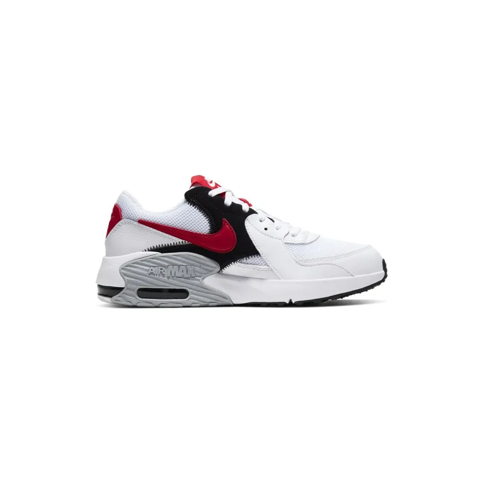 Nike Air Max Excee White University Red (GS) White/Black/Wolf Grey (CD6894-105)