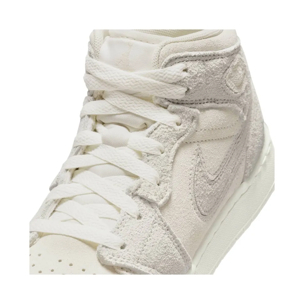 Jordan 1 Mid SE GS “Craft Pale Ivory” (FN7449-100)