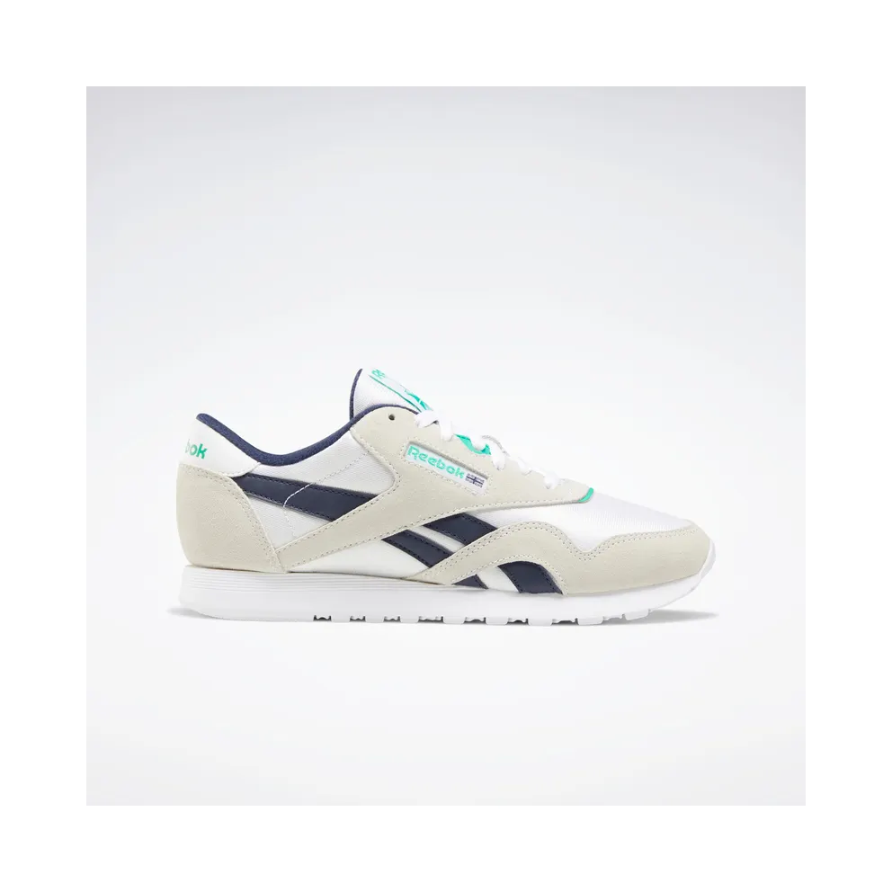 Reebok Classic Nylon White / Vector Navy / Court Green (FV6237)