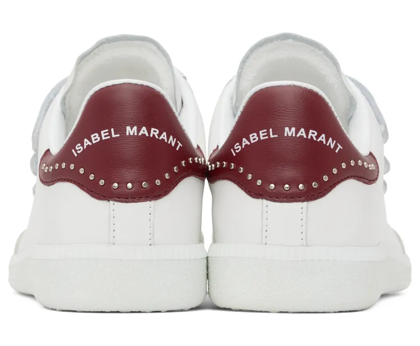 Isabel Marant Burgundy Beth Sneakers (00MBK0031-00M022S) (2)