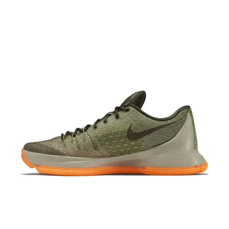 Nike KD 8 Easy Euro Grey/Squadron Green-Alligator-Bright Citrus (749375-033)