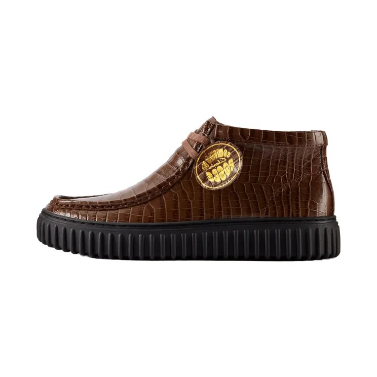 Clarks Martine Rose Torhill Hi “Brown Croc Leather” (26180972)