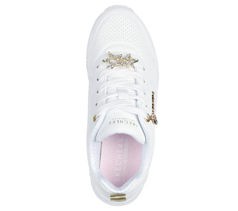 Skechers UNO Gen1 – Trendy Jewels Sneaker White/Gold