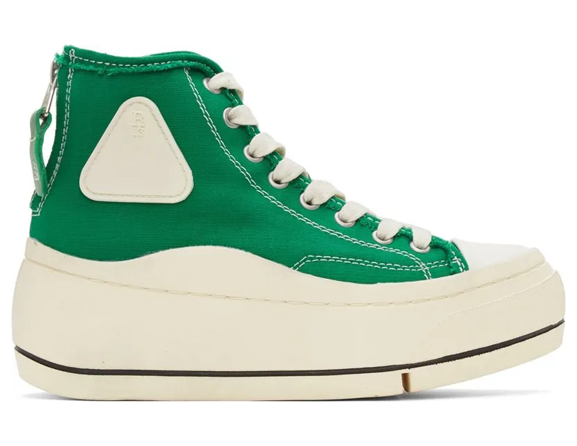 R13 Green Kurt High-Top Sneakers (R13S5029-S024A)