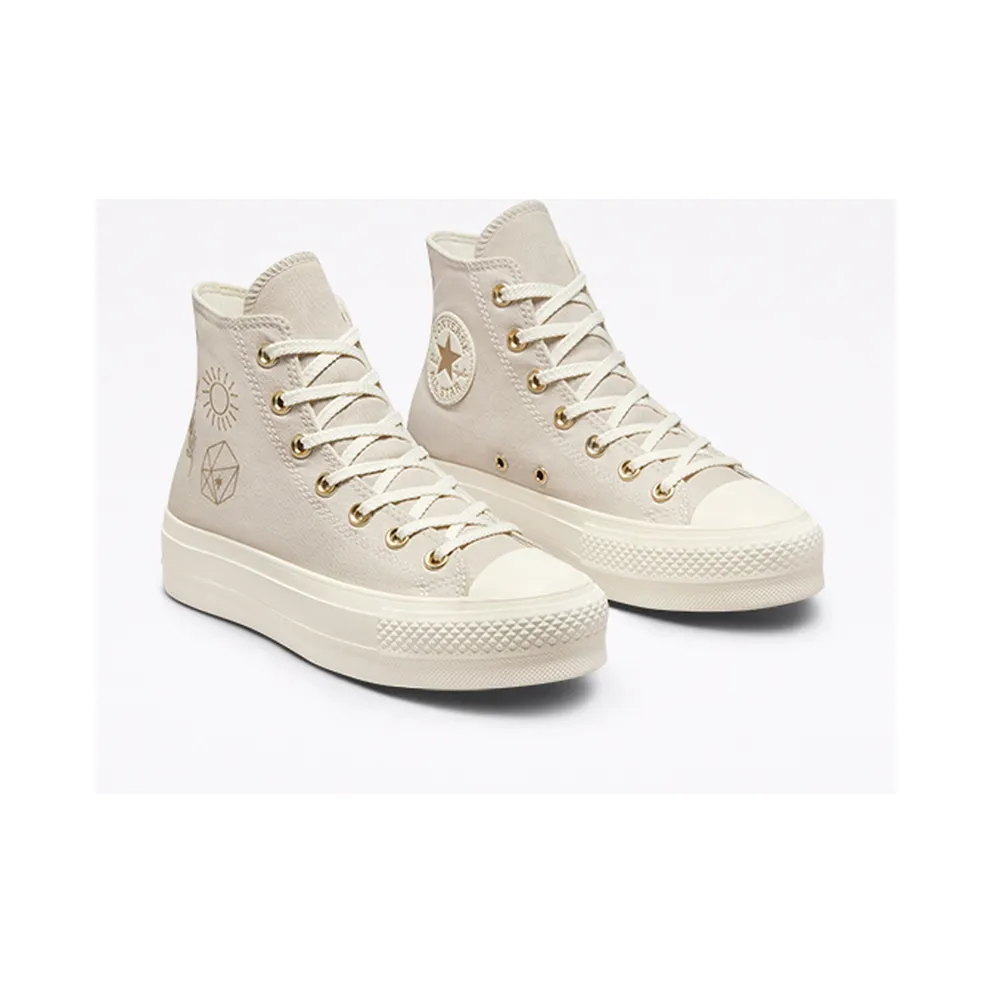 Converse Chuck Taylor All Star Lift Platform Golden Elements Desert Sand/egret/light Gold (A02205C)