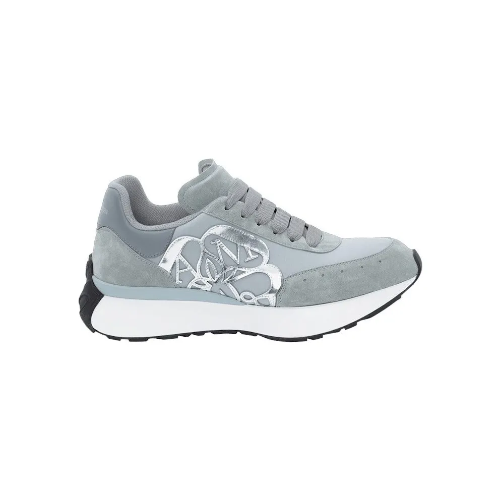 Alexander McQueen Sprint Runner Grey Silver (705071 W4UH1 1615)