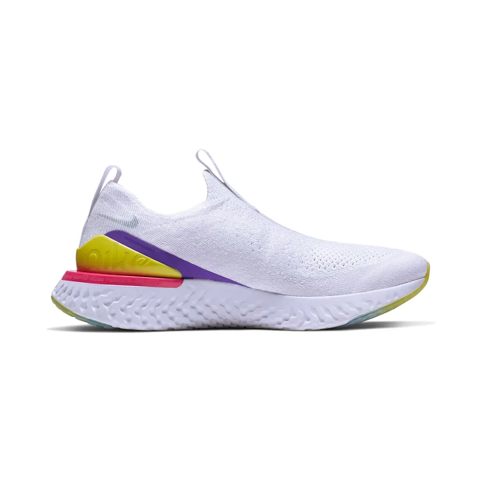 Nike Epic Phantom React Laser Fuchsia (W) White/Laser Fuchsia/Psychic Purple (CI1290-100)