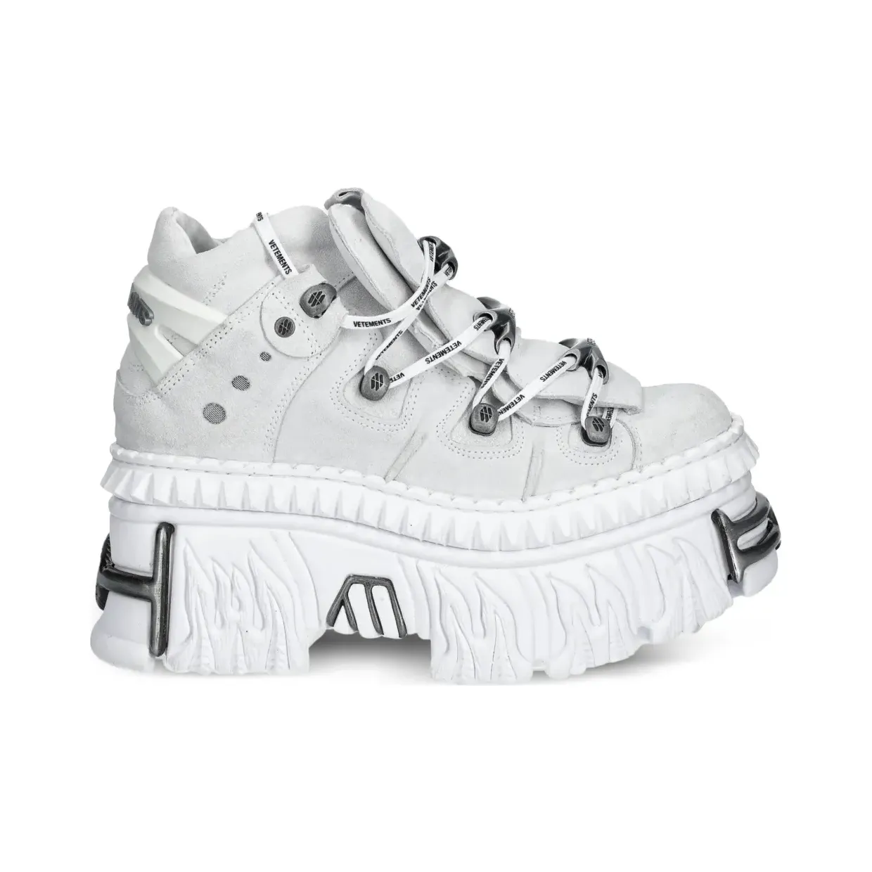 Vetements x New Rock met plateauzool “White” (UA66SN100W)