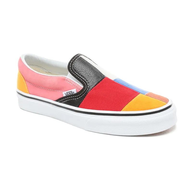 Vans Classic Slip-On ‘Patchwork’ Multi/True White (VN0A38F7VMF)