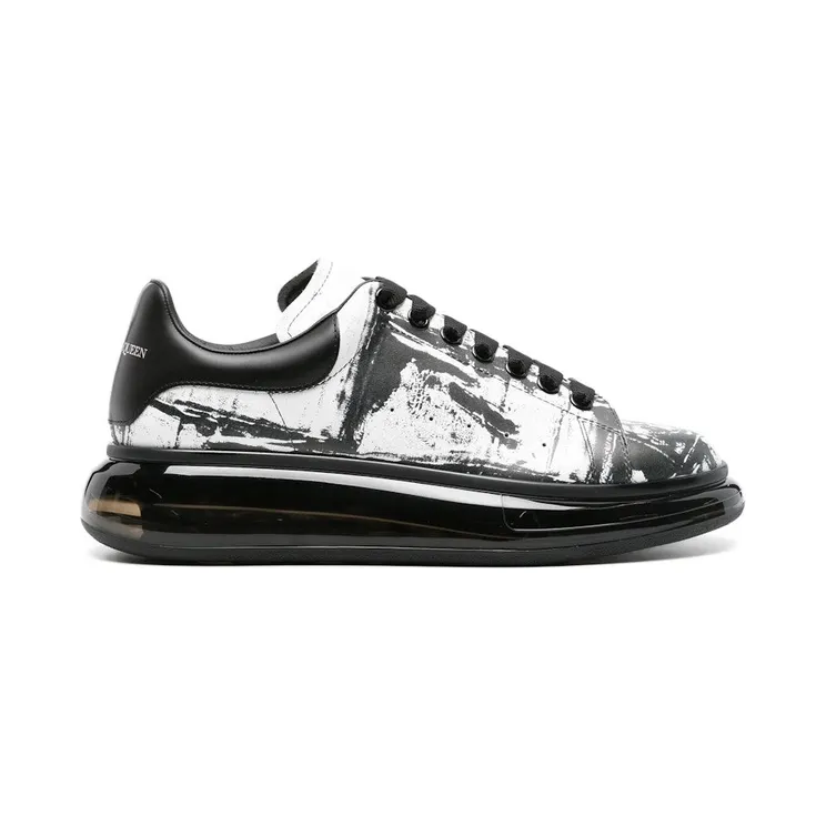 Alexander McQueen Oversized Abstract Print White Black (782471WIF319061)
