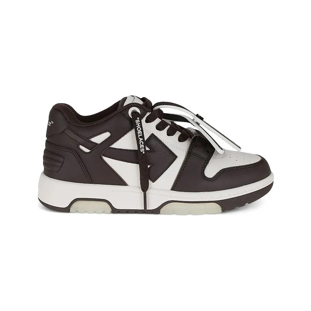 OFF-WHITE Out Of Office OOO Low Tops Chocolate White (OWIA259C99LEA0066G0A)