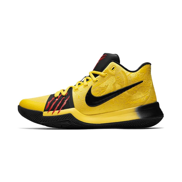 Nike Kyrie 3 Mamba Mentality Bruce Lee “Tour Yellow / Black” (AJ1672-700)