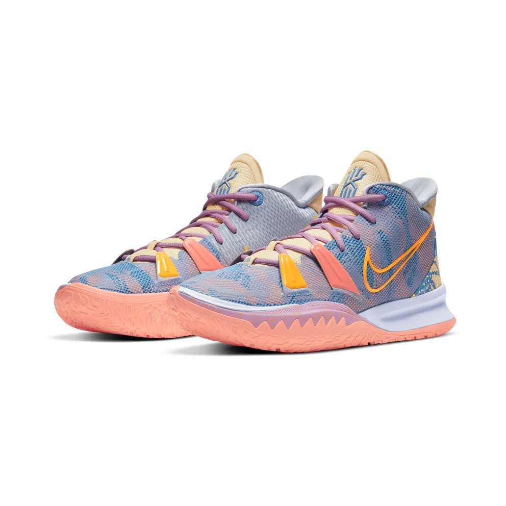 Nike Kyrie 7 Preheat ‘Expressions’ Ghost/Laser Orange/Blue Beyond (DC0588-003)