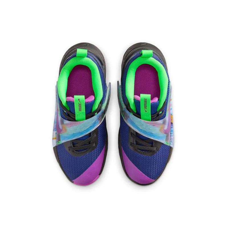 Nike Team Hustle D 12 Blue Void Green Strike Vivid Purple (HV2290-400)